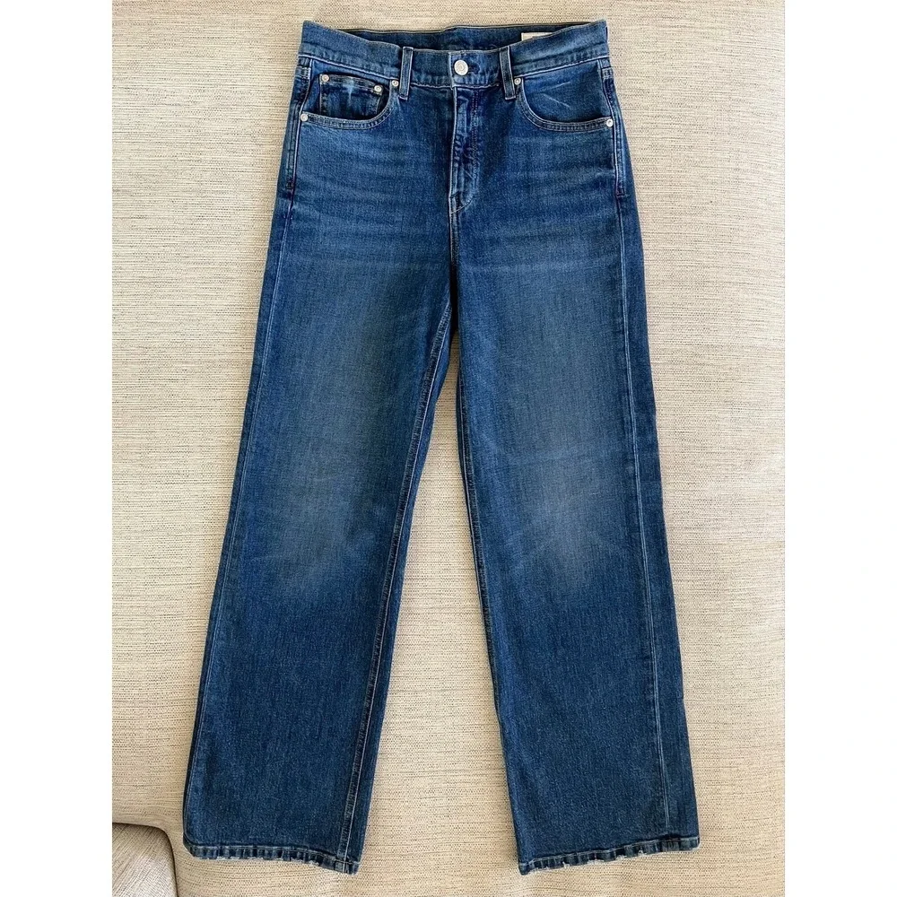 AYR The Secret Sauce 29S Blue Jeans Wide Leg High Rise Crowd Surf